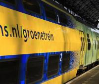 Train powered by wind power to reduce emissions in the Netherlands