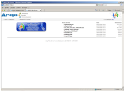 Argo Files Server download screen
