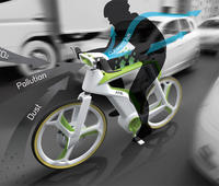 Air Purifier biking, the ecological smog-eating bicycle