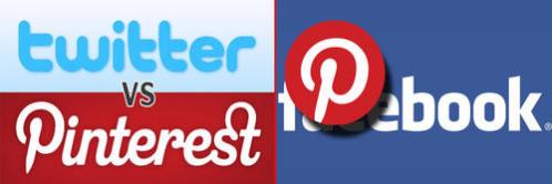 pinterest vs twitter e facebook